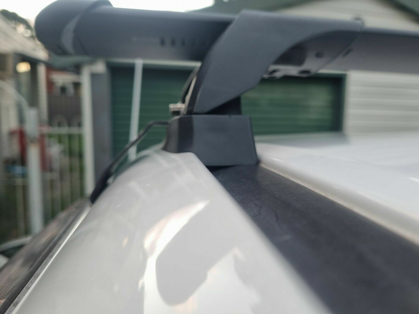 2xBLACK Aerodynamic Cross bars / Roof racks for Toyota Hilux 2012 - 2025