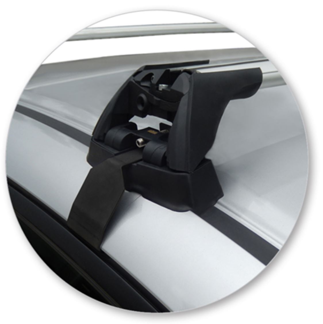 2xSILVER Roof racks for Honda Civic Hatch 2012 - June 2016 / Aerodynamic Cross bars