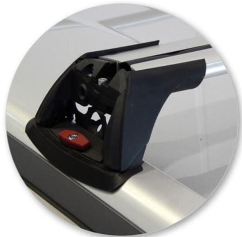 2xBLACK Aerodynamic Roof racks / Cross Bars for Isuzu MU-X LST 2013-2021 june mux