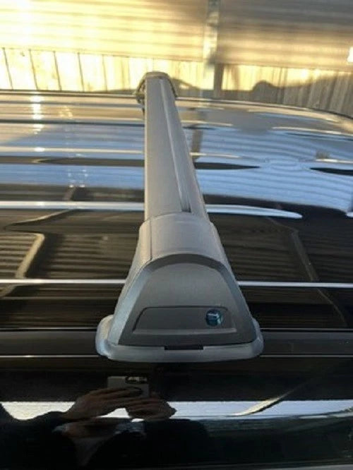 2xBlack Roof racks for Volkswagen ID.BUZZ 2025-2026 / Aerodynamic Cross bars