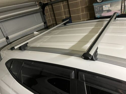 2xSilver Roof racks / Cross bars for MG QS 2025-2026