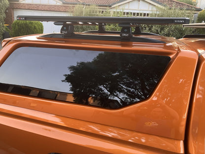 2xBlack Roof racks / Cross bars for Volkswagen ID.4 2024-2026