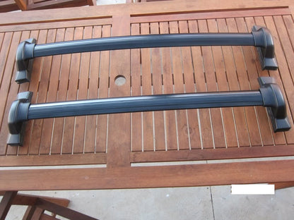 2xBlack Roof racks for Honda CRV 2007 - 2011