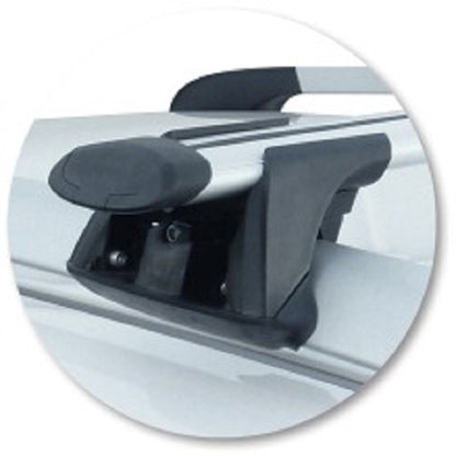 2xSilver Roof racks / Cross bars for Peugeot 207 Wagon 2007-2012 Fits raised rails