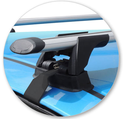 2xSILVER Roof racks for Honda Jazz Aug 2014 - 2020 / Aerodynamic Cross bars