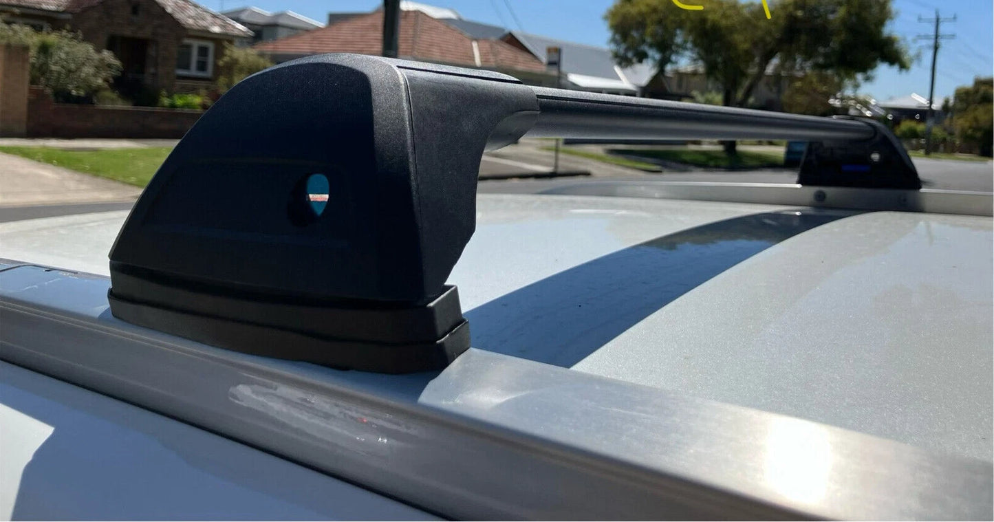 2xSilver Roof racks for Honda Hrv 2015 - 2021 Fits side rails / Aerodynamic Cross bars