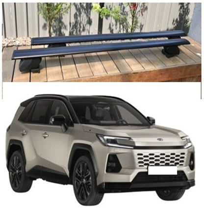 2xBLACK Roof rack / cross bar for Toyota All New Rav4 March 2026 - 2027