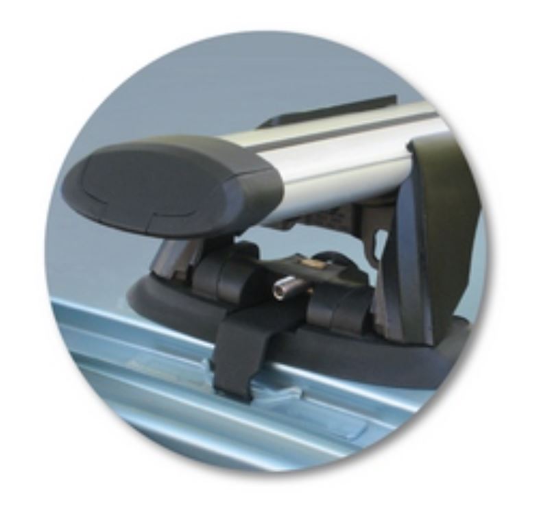 2xBLACK Roof Racks for Suzuki Swift 2005-2010 Aerodynamic Cross Bars ...