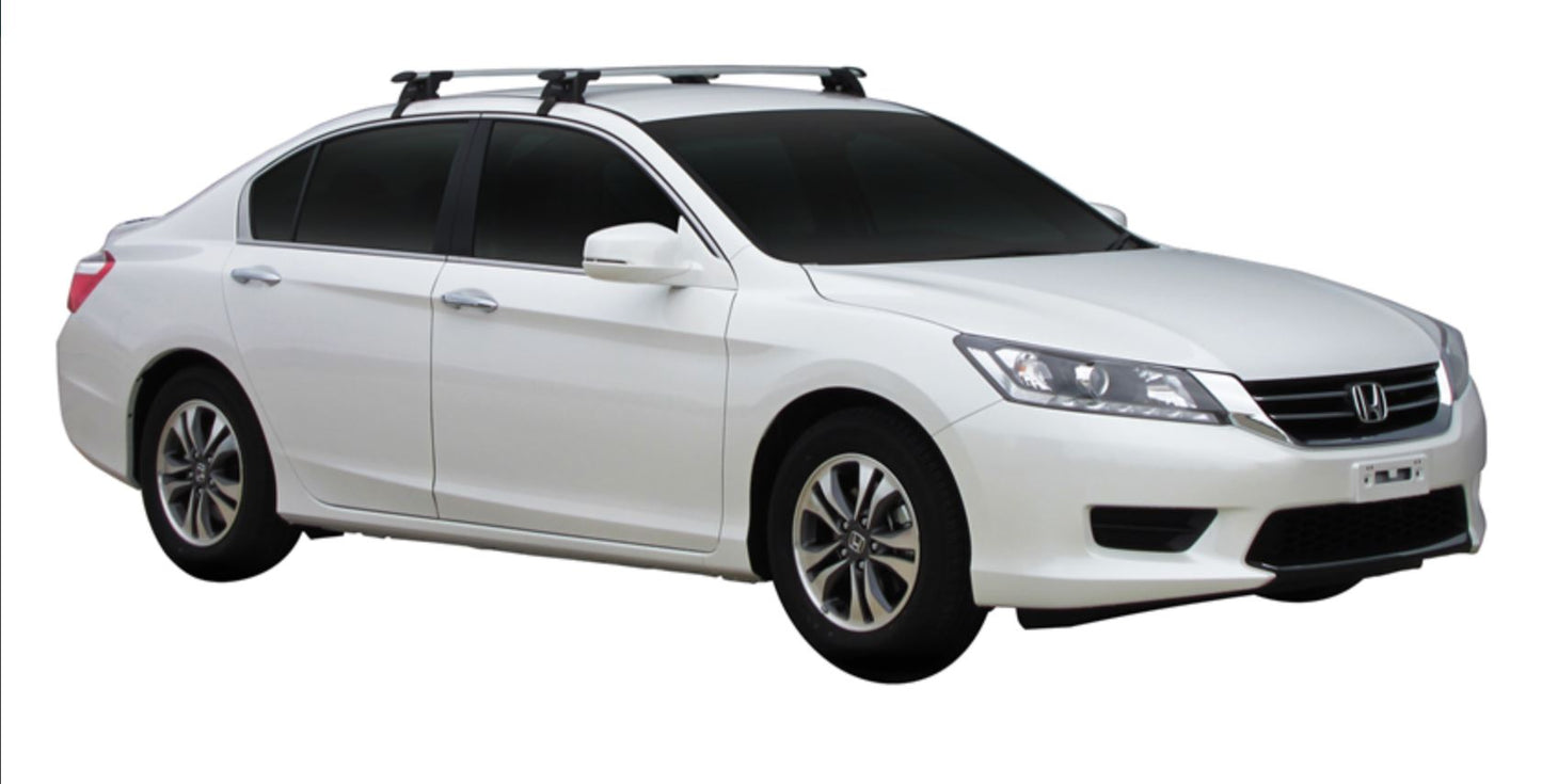 2xBLACK Roof racks for Honda Accord 2013-2018 / Aerodynamic Cross bars