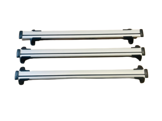 3x Roof Racks for RENAULT MASTER 2010-2024 AERODYNAMIC CROSS BARS