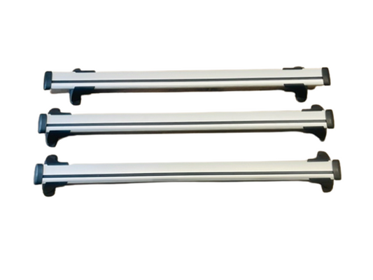3xSilver Roof racks / Cross bars for Peugeot Partner 2008- 2015