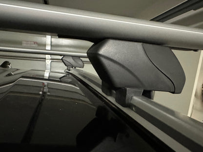 2xSilver Roof rack / cross bar for Chery E5 Ultimate 2026 - 2027 Fits side roof rails (Copy)