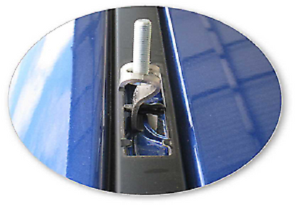 2xBLACK Aerodynamic Roof racks / Cross bars for Suzuki Swift 2011 - 2017 