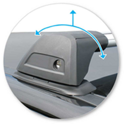 2xSilver Roof racks for Honda Odyssey 2013 - 2024 / Aerodynamic Cross bars