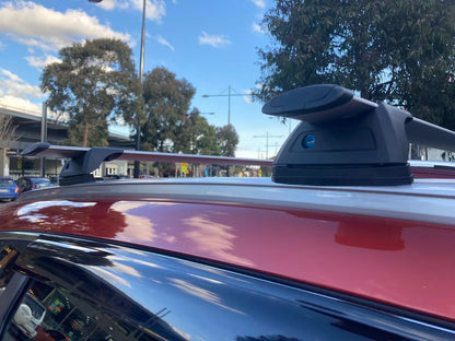 2xSilver Roof racks for Honda Hrv 2015 - 2021 Fits side rails / Aerodynamic Cross bars