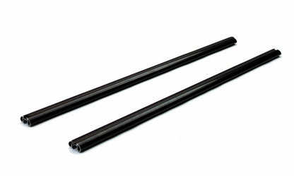 2xBlack Aerodynamic Roof racks / Cross bars for Toyota BZ4X TOURING June 2026 - 2027