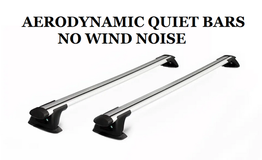 2x Roof racks for MG ZS 2017-2024 AERODYNAMIC Cross bars