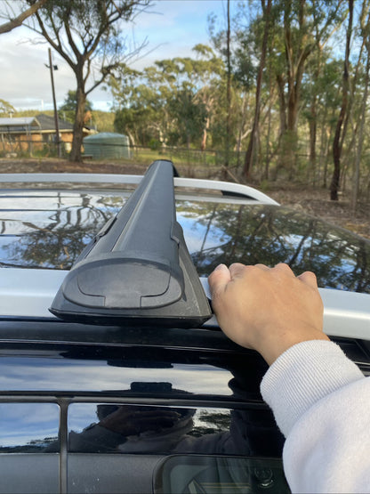 2xBlack Aerodynamic Cross bar / Roof rack for GWM Tank 500 2023-2025