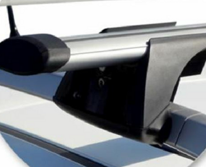 2xBLACK Roof Racks for Volvo XC90 2003-2014 AERODYNAMIC CROSS BARS