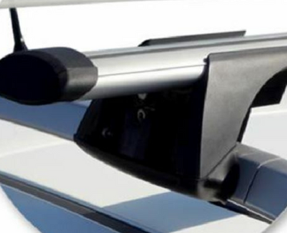 2x Roof racks for SsangYong Musso 2019-2024 AERODYNAMIC Cross bars Fits raised rails