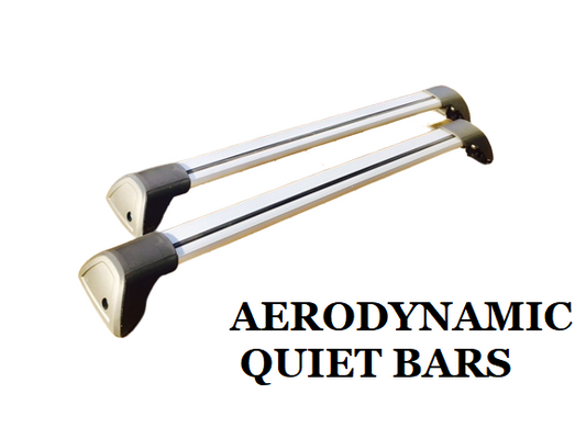 2x Aerodynamic Cross bar / Roof rack for Audi A3 Hatch 2013- 2023