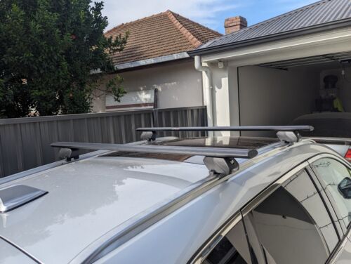 2xBLACK Roof racks / Cross bars for Honda HRV 2015-May 2022 - Fits side roof rails