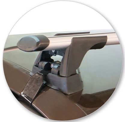 2x Roof racks for Skoda Octavia hatch / sedan 2013-2024 Aerodynamic Cross bars