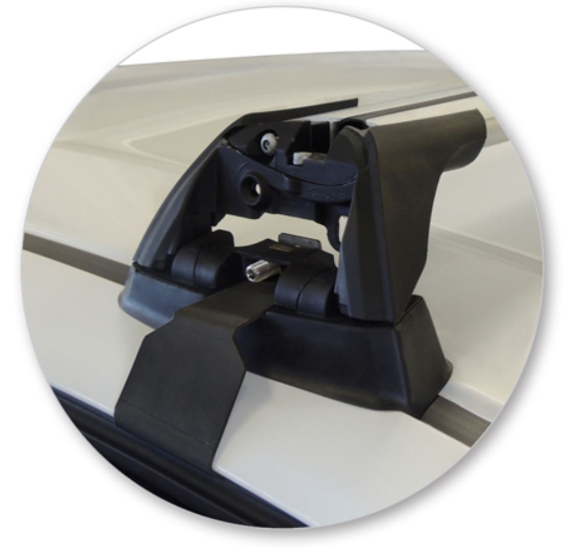 2xSilver Roof racks for Honda Hrv 2015 - May 2022 Nake Roof / Aerodynamic Cross bars