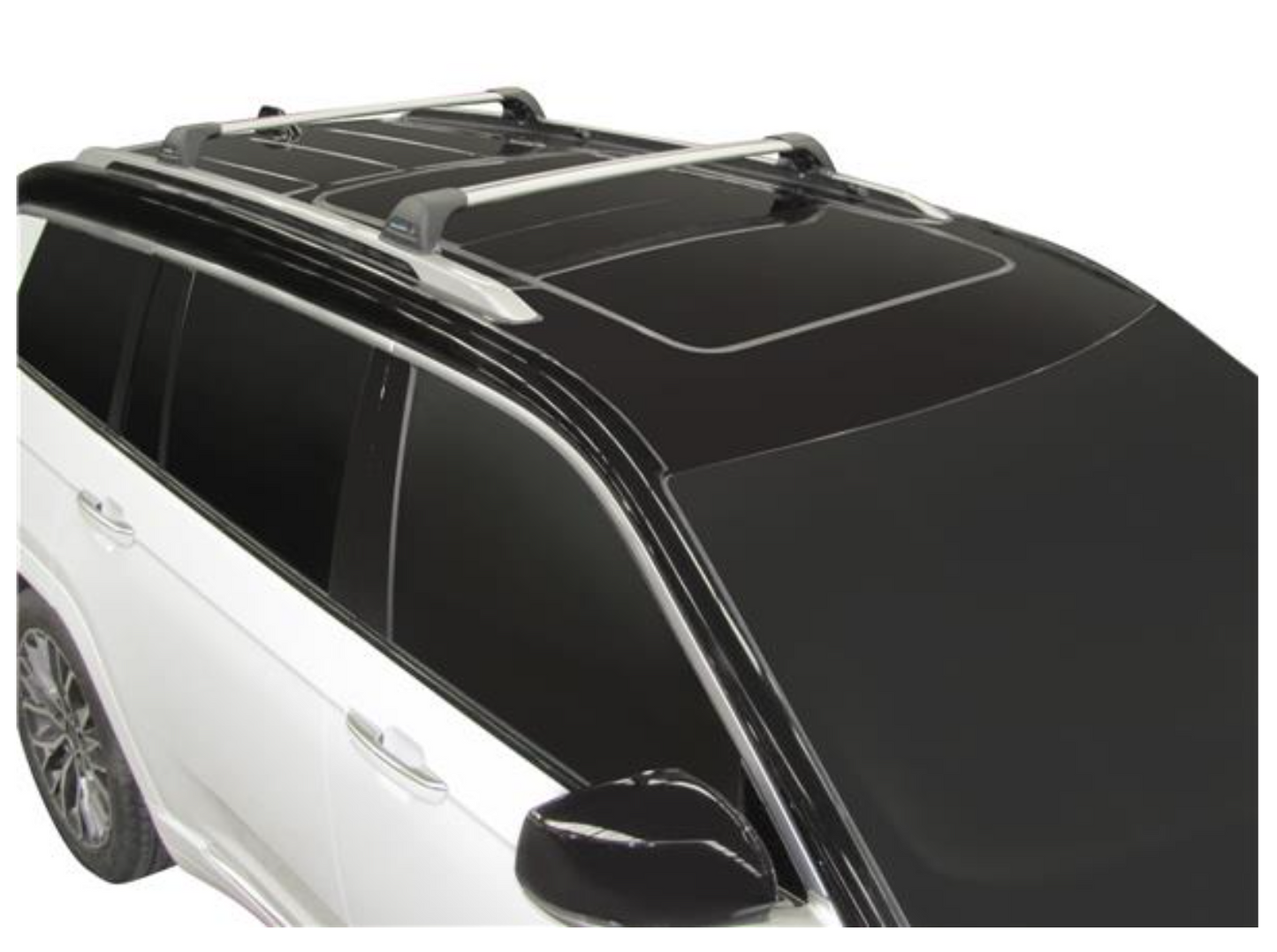 2xSilver Roof racks for Jeep Grand Cherokee May 2022 - 2025 / Aerodynamic Cross bars