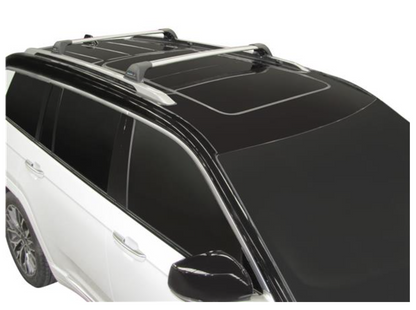 2xSilver Roof racks for Jeep Grand Cherokee May 2022 - 2025 / Aerodynamic Cross bars