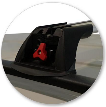 2xSilver Roof racks for Jeep Compass 2017 -2025 / Aerodynamic Cross bars