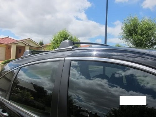 2xBlack Roof racks for Honda CRV 2007 - 2011