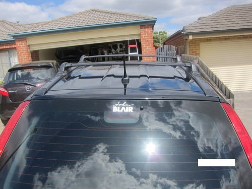 2xBlack Roof racks for Honda CRV 2007 - 2011