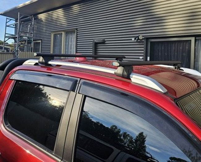 2xBlack Roof racks / cross bars for Denza B5 2026 - 2027 Fits raised rails
