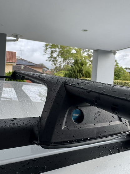 2xBlack Roof racks for Deepal E07 2025 - 2027 Aerodynamic Cross Bars
