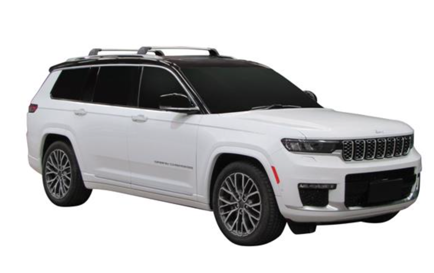 2xSilver Roof racks for Jeep Grand Cherokee May 2022 - 2025 / Aerodynamic Cross bars