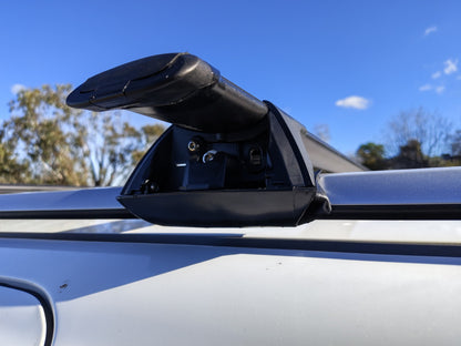 2xBlack Roof racks for Denza B5 2026 - 2027 Fits Aerodynamic Cross bars