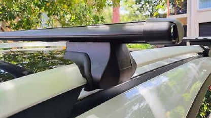 2xBlack Roof racks / Cross bars for Renault Duster 2024-2026