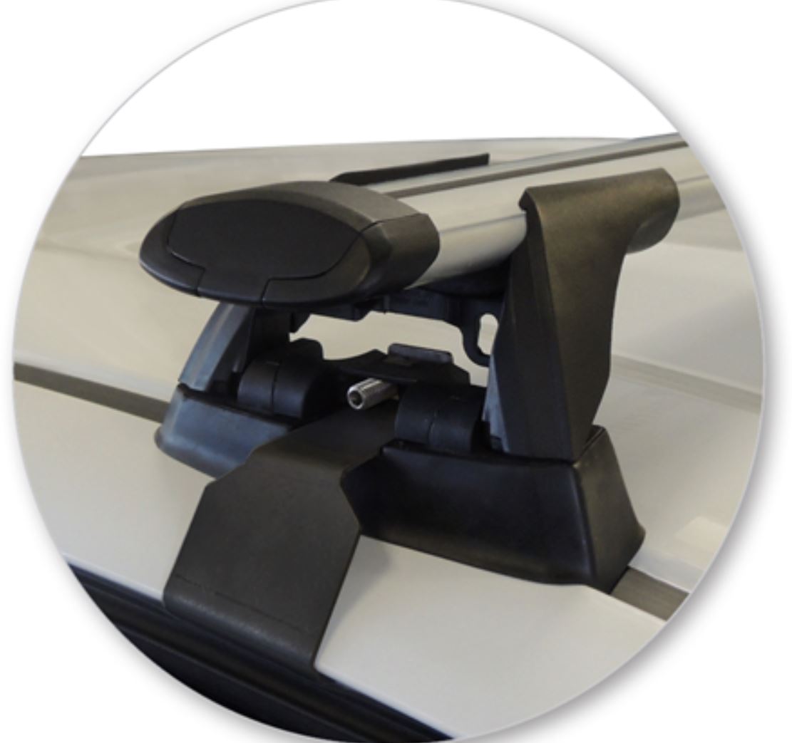 2xSilver Roof racks for Honda Hrv 2015 - May 2022 Nake Roof / Aerodynamic Cross bars