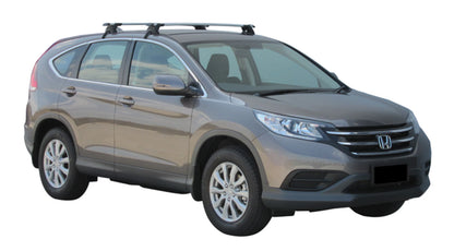 2xSilver Roof racks for Honda CRV 2012 -June 2017 Fits Nake roof / Aerodynamic Cross bars