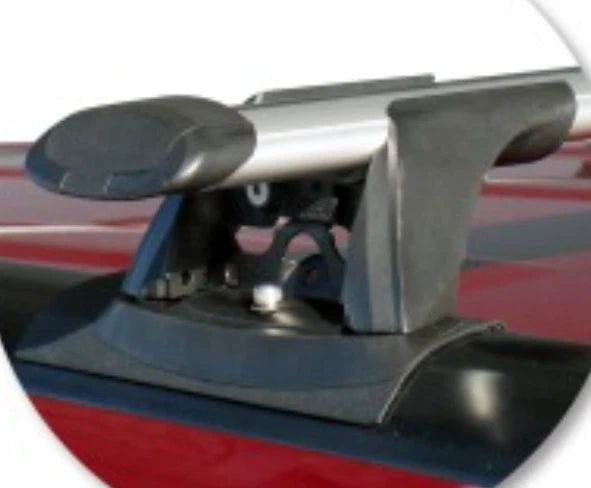 2x Silver Aerodynamic Roof racks for Honda CRV 2002 - 2006