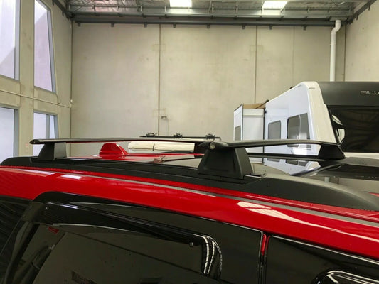 2x Roof racks for Jeep Grand Cherokee 2012 - 2021  Black Cross bars