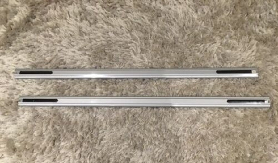 2xSilver Roof racks / cross bars for Denza B5 2026 - 2027 Fits raised rails