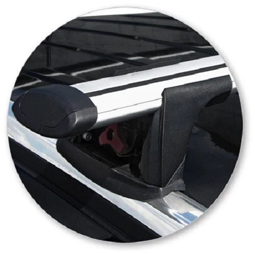 2xSilver Roof racks for Jeep Grand Cherokee May 2022 - 2025 / Aerodynamic Cross bars