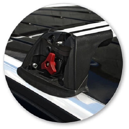 2xSilver Roof racks for Jeep Grand Cherokee May 2022 - 2025 / Aerodynamic Cross bars